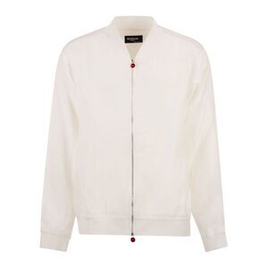 Kiton Men Pahoa - Linen Bomber Jacket